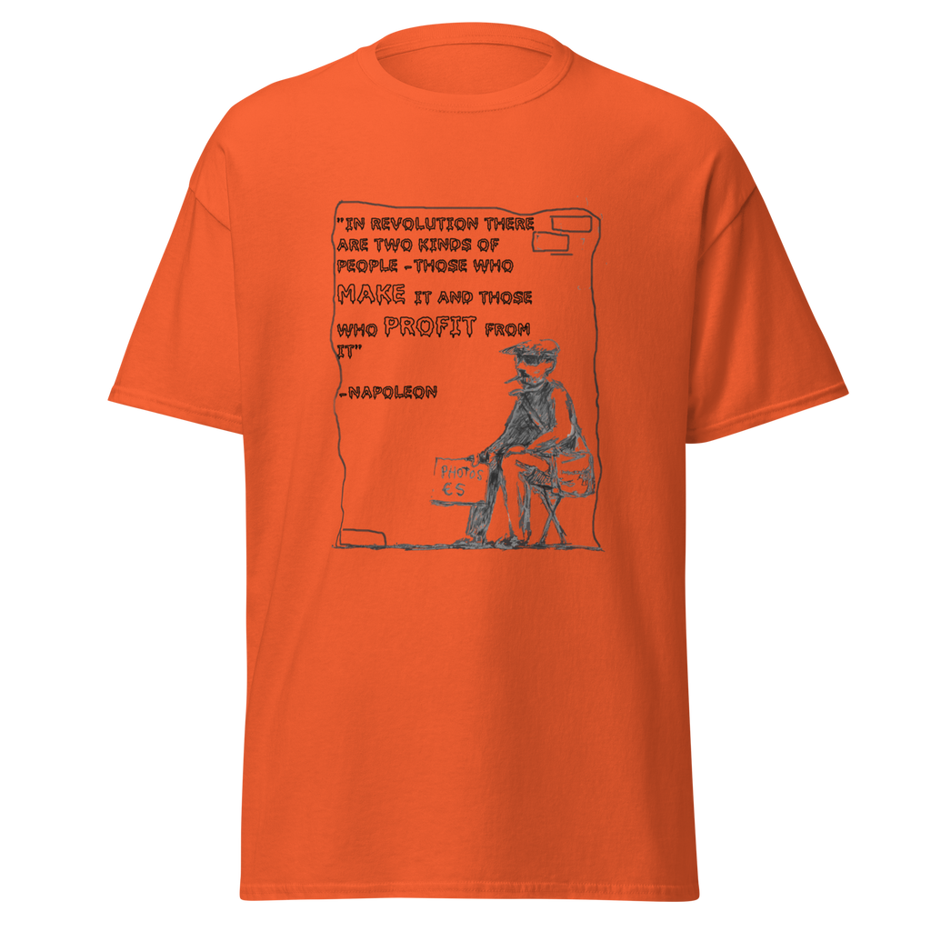 Napoleon Revolution T Shirt - Orange