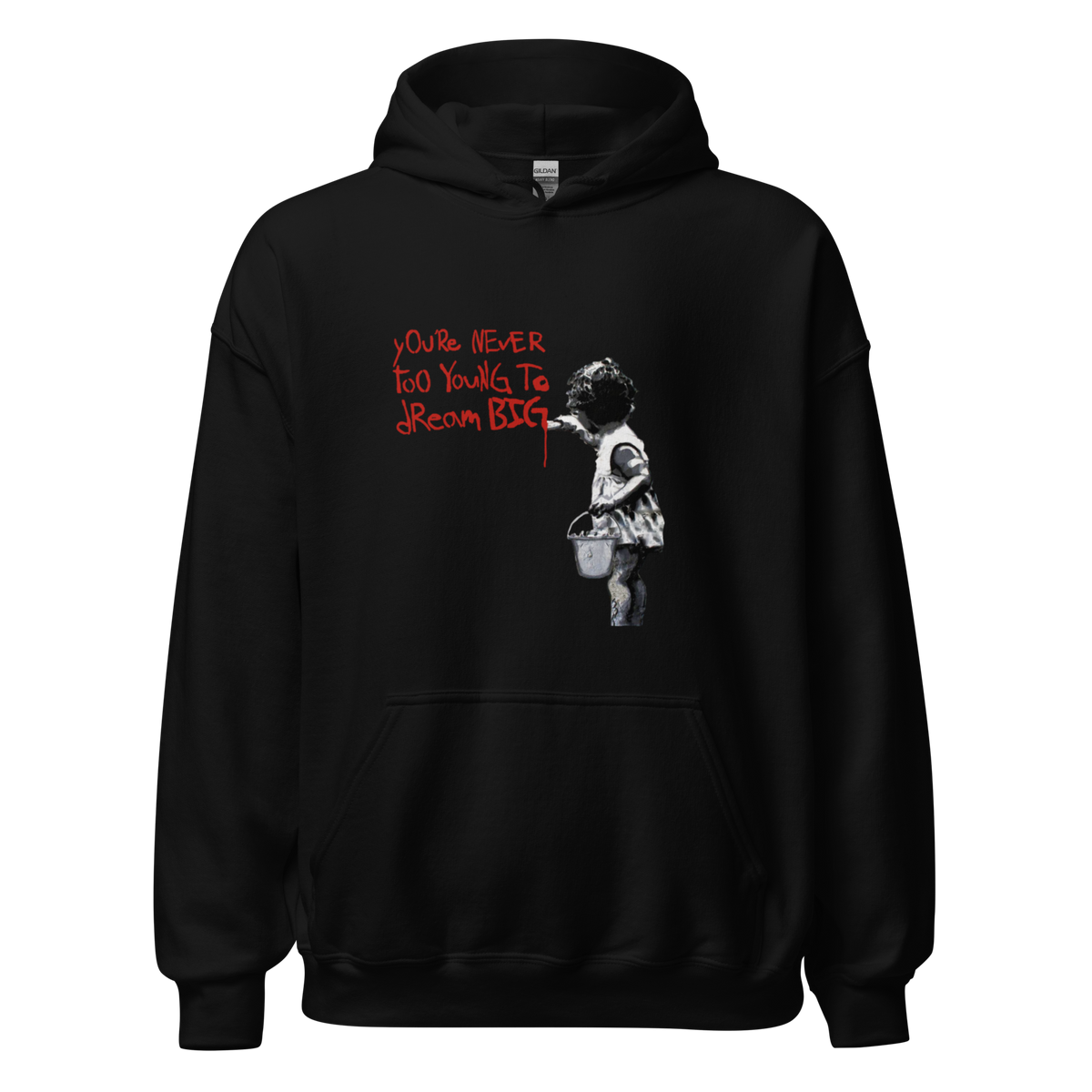 Never too young to dream big Hoodie - Black