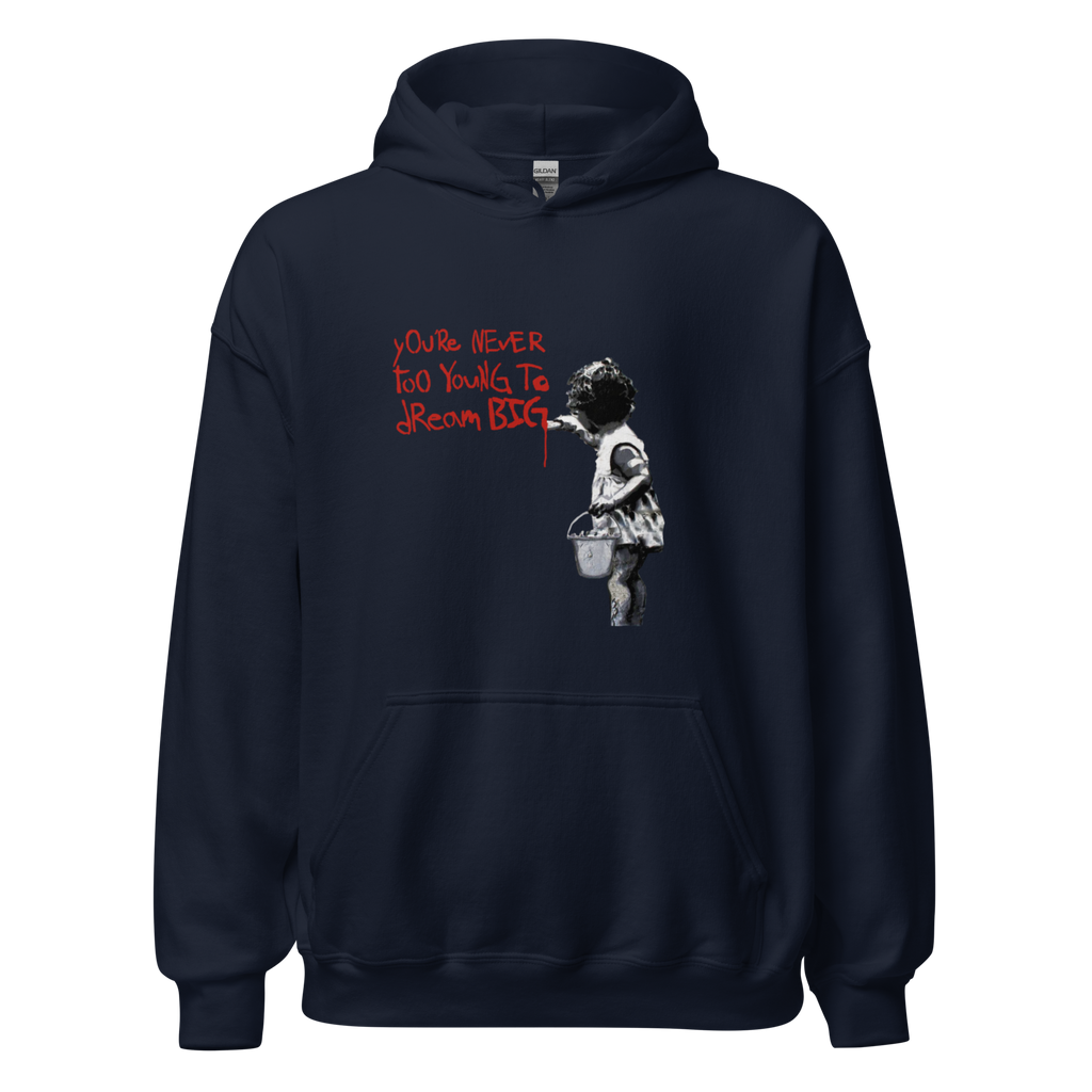 Never too young to dream big Hoodie - Navy Blue