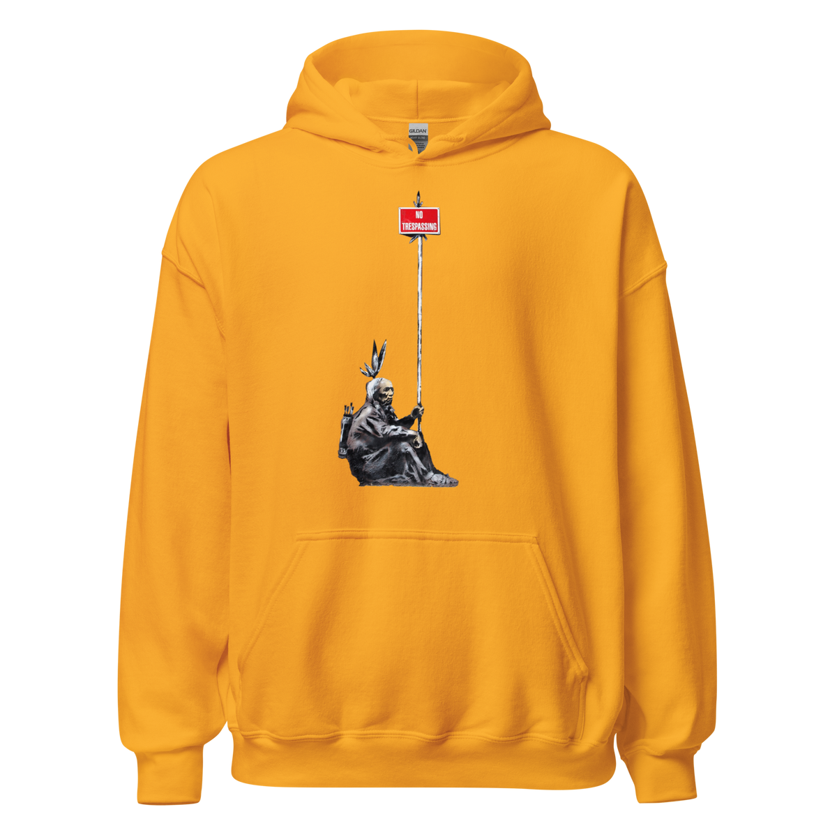 No Trespassing Hoodie - Yellow
