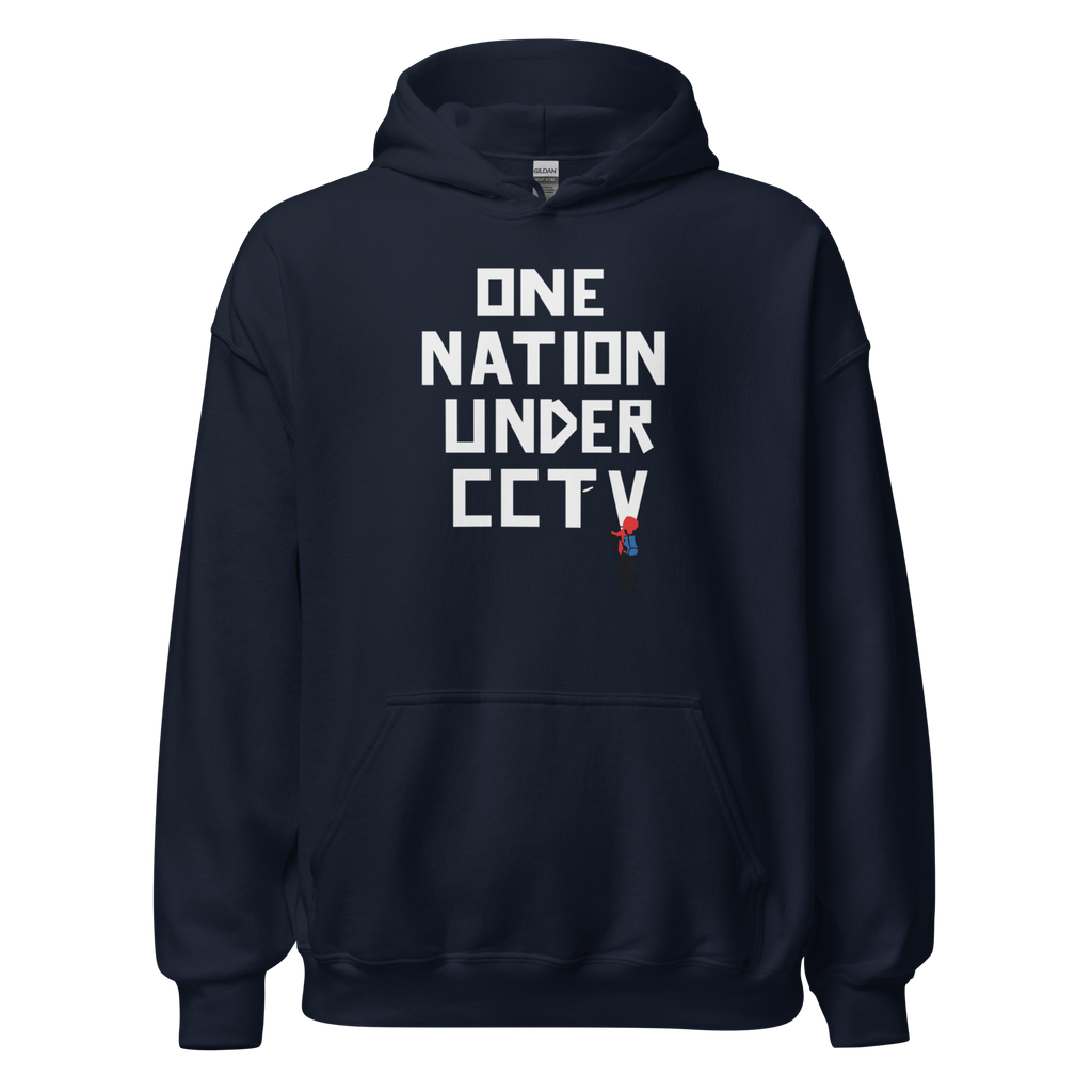 One nation under CCTV  Hoodie - Navy Blue