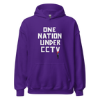 One nation under CCTV  Hoodie - Purple
