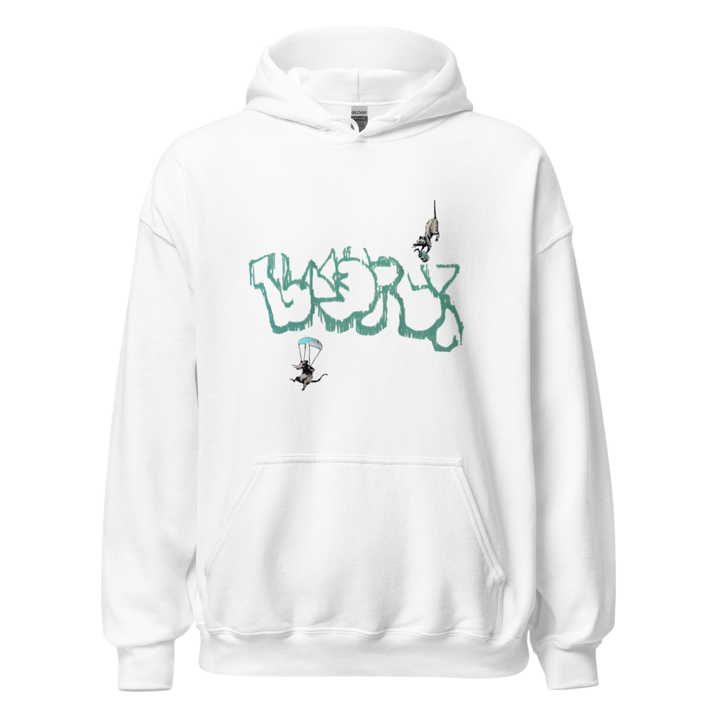 Pandemic rats Hoodie - White