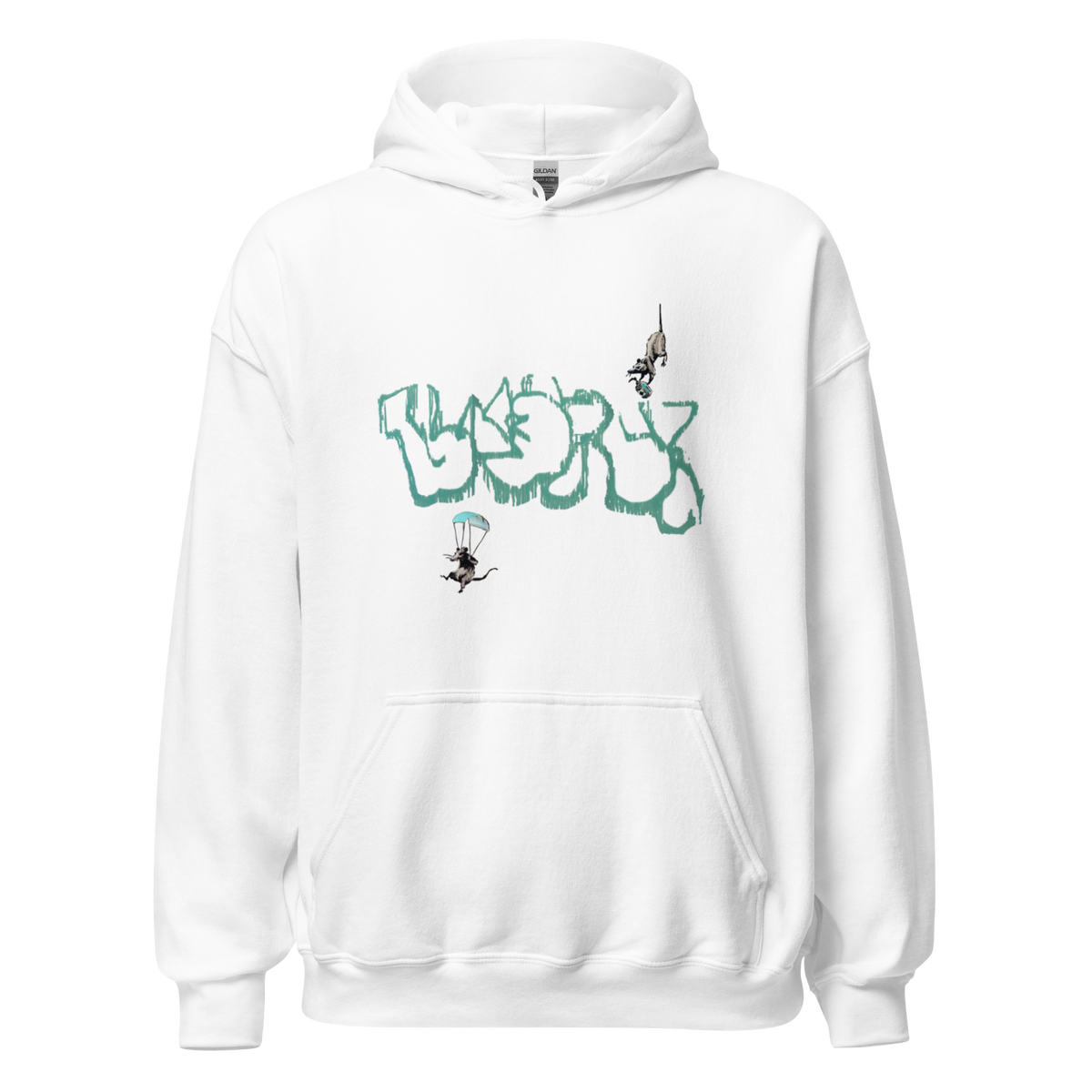 Pandemic rats Hoodie - White