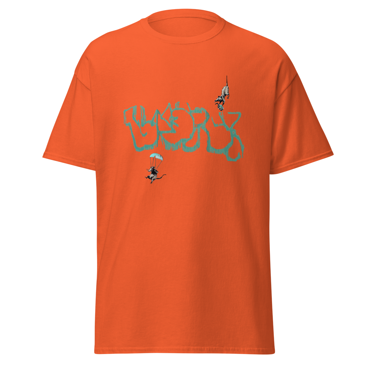 Pandemic Rats T Shirt - Orange