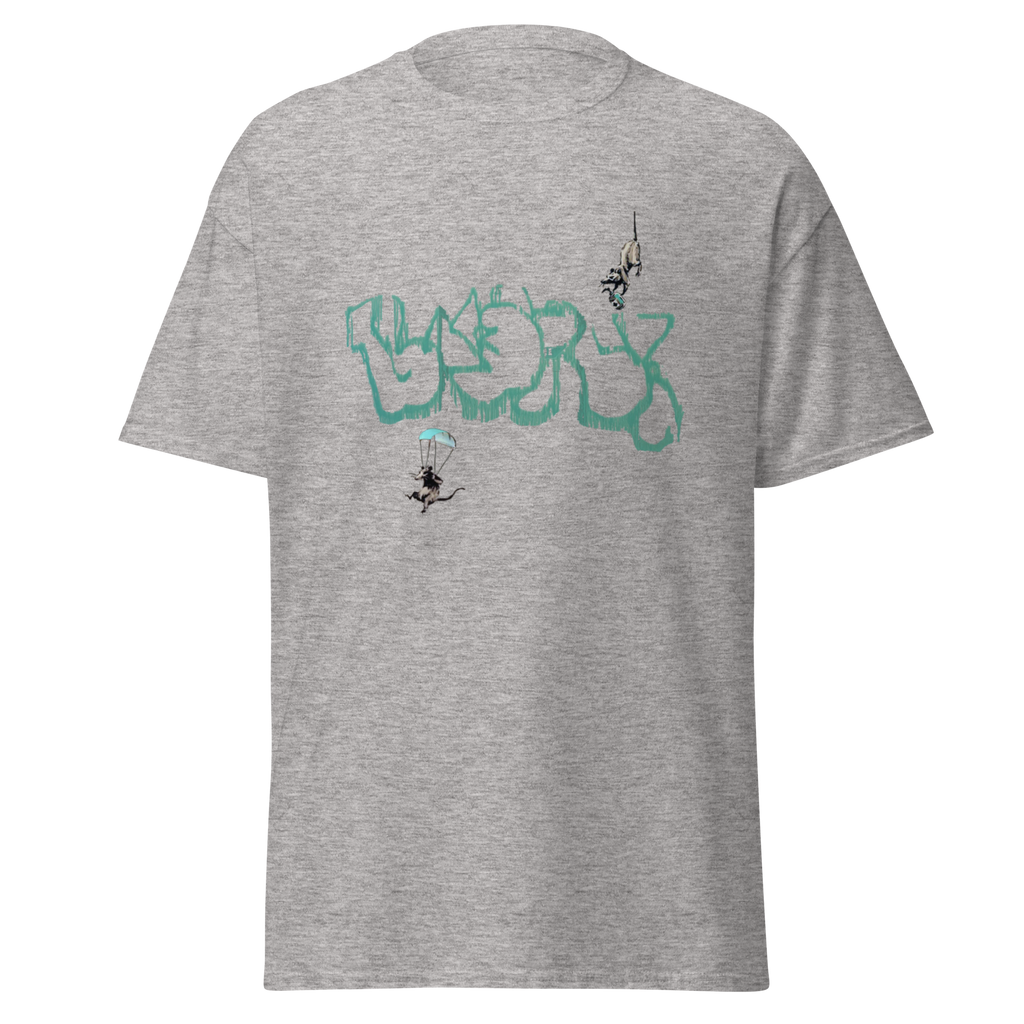Pandemic Rats T Shirt - Sport Grey