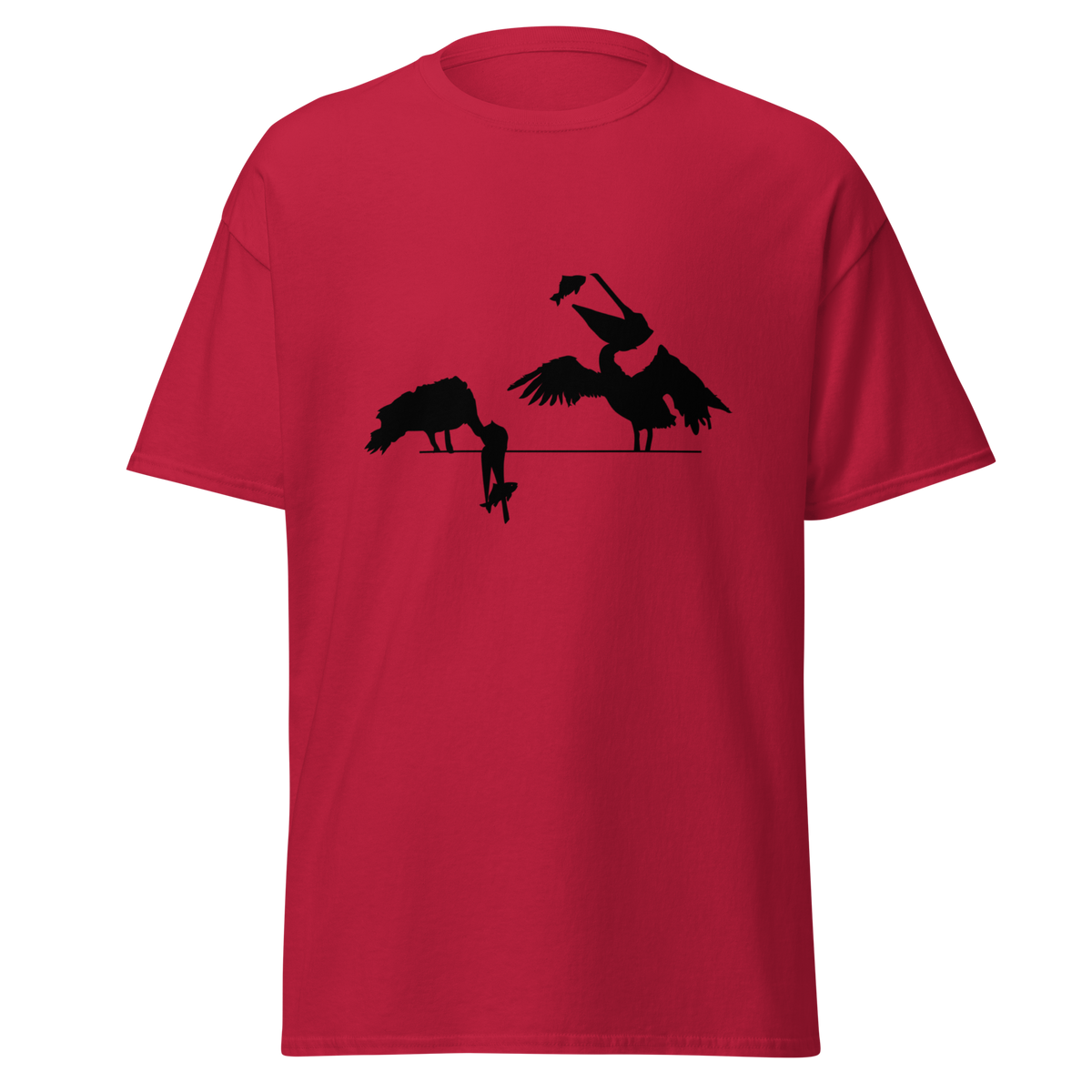 Pelican T Shirt - Cardinal