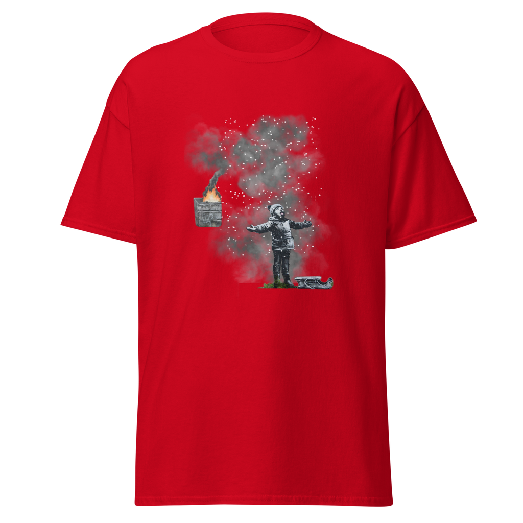 Port Talbot Seasons Greetings T Shirt - Red
