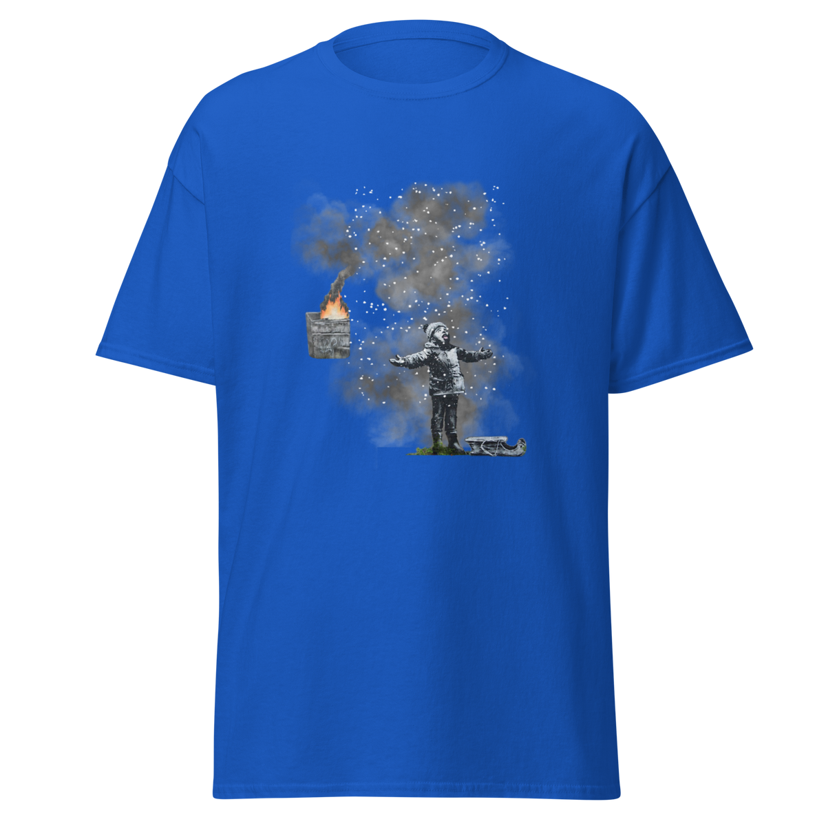 Port Talbot Seasons Greetings T Shirt - Royal Blue
