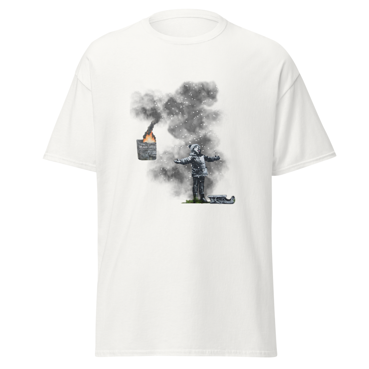 Port Talbot Seasons Greetings T Shirt - White