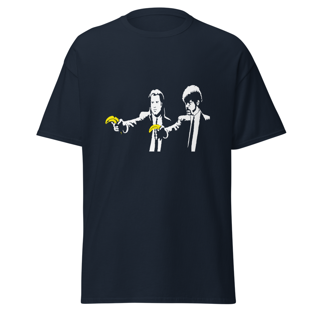Pulp Fiction T Shirt - Navy Blue