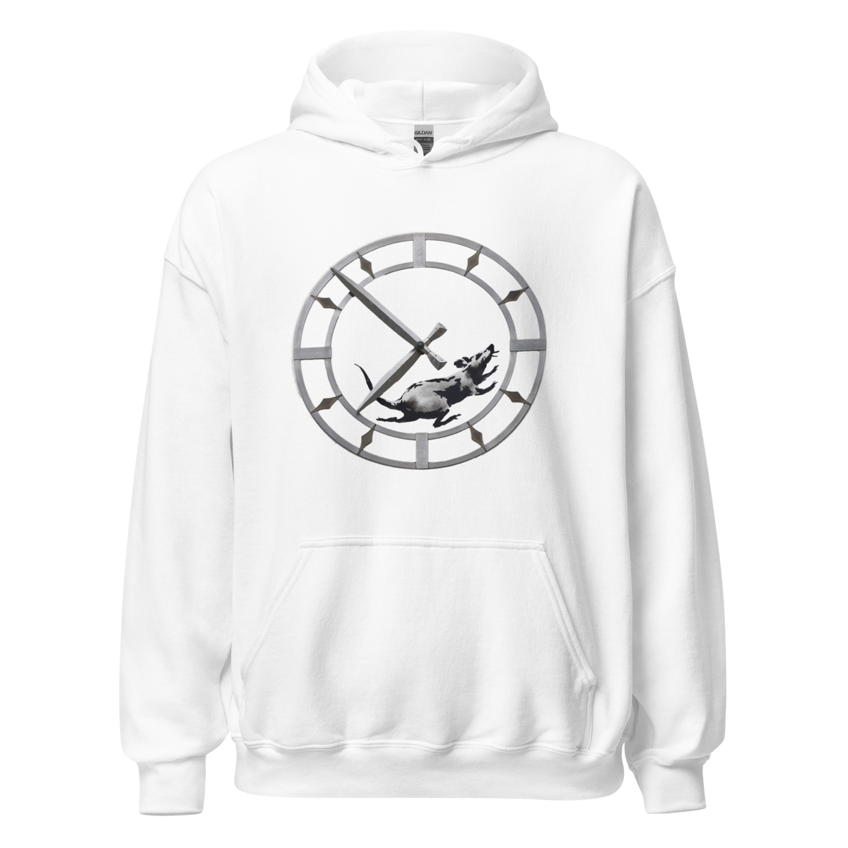 Rat Against Time Hoodie - White