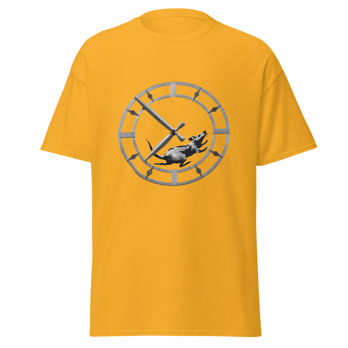 Rat against time T Shirt - Yellow