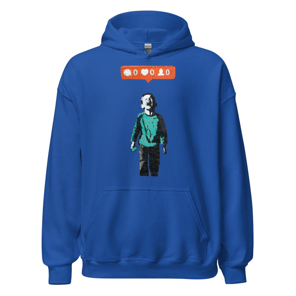 Social Media Hoodie - Royal Blue