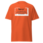 Sorry The Lifestyle You Ordered Is Out Of Stock - Orange