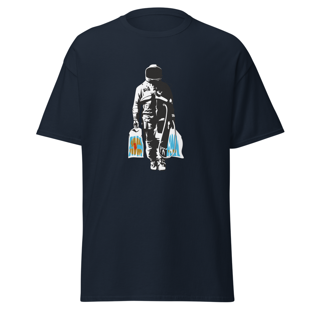 Spaceman Shopping - Navy Blue