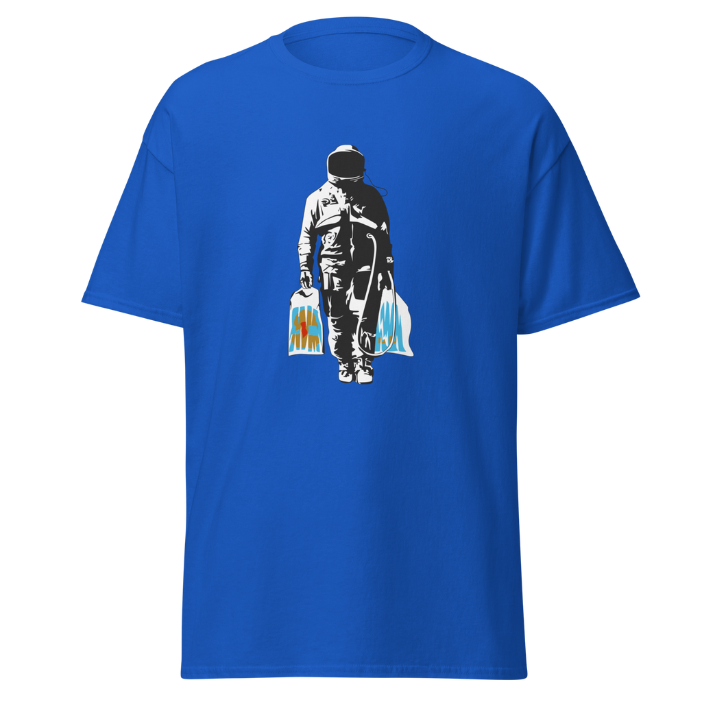 Spaceman Shopping - Royal Blue