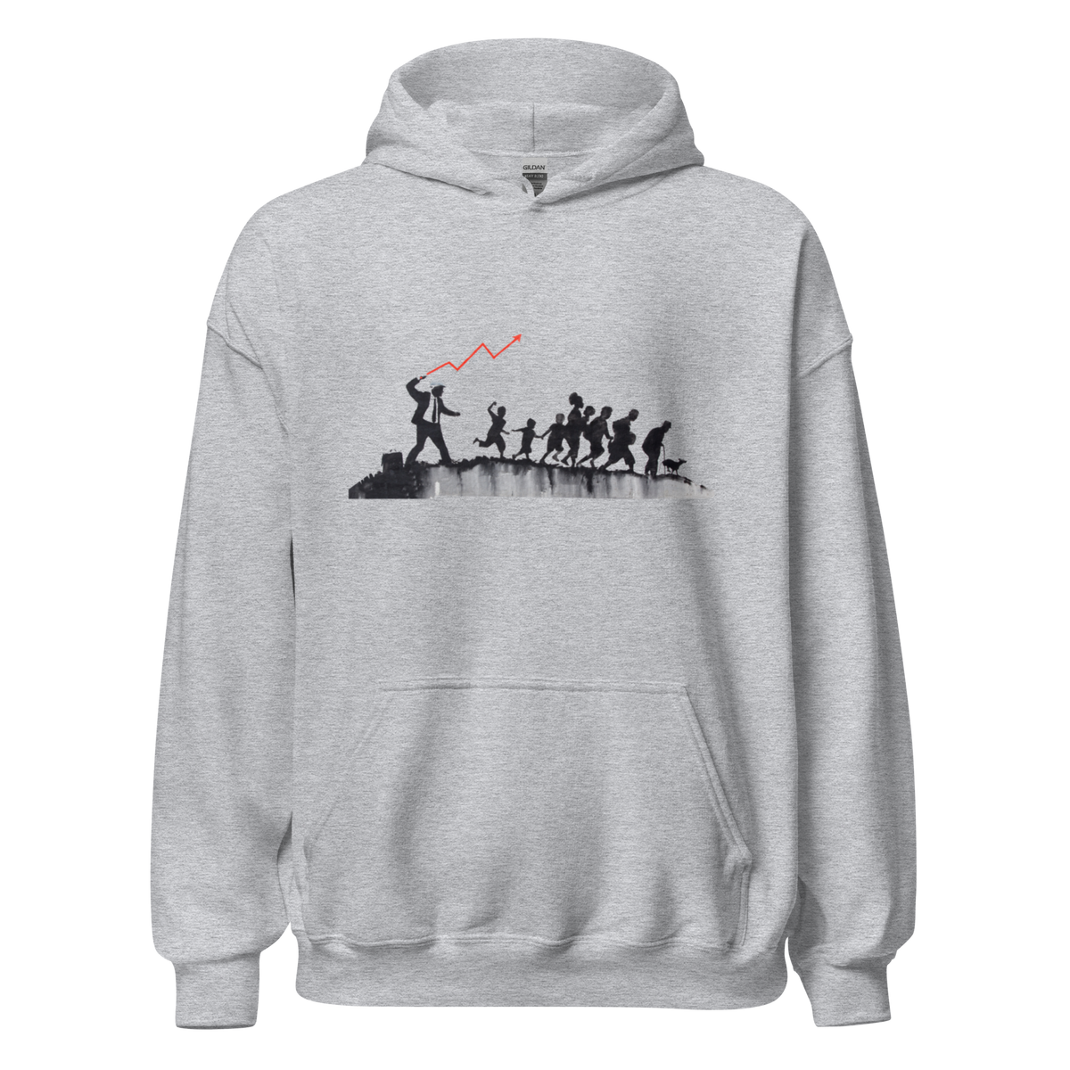 Stock Broker Hoodie - Sport Grey
