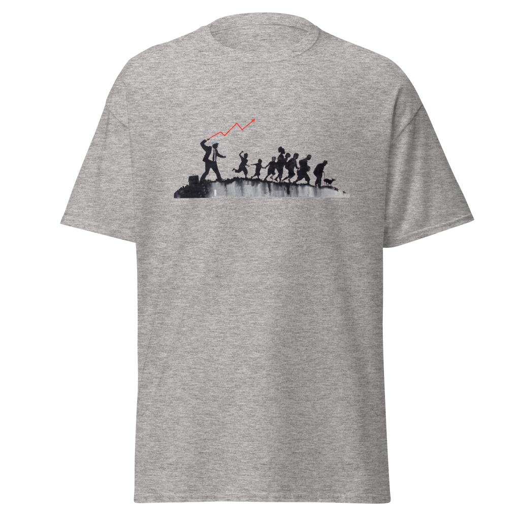 Stock Broker T Shirt - Sport Grey