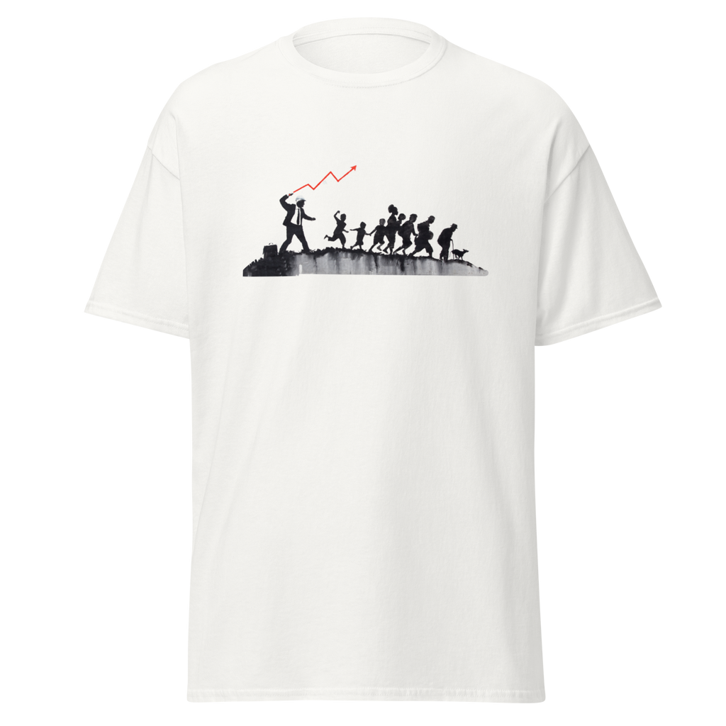 Stock Broker T Shirt - White