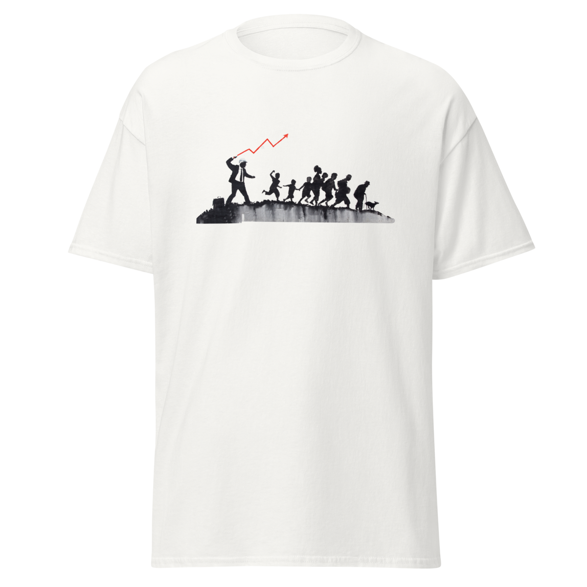 Stock Broker T Shirt - White