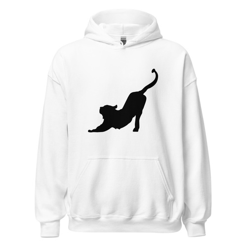 Stretching Cat Hoodie