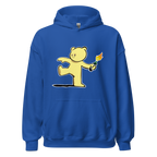 Teddy Bear Bomber Hoodie - Royal Blue