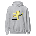 Teddy Bear Bomber Hoodie - Sport Grey
