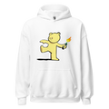 Teddy Bear Bomber Hoodie - White