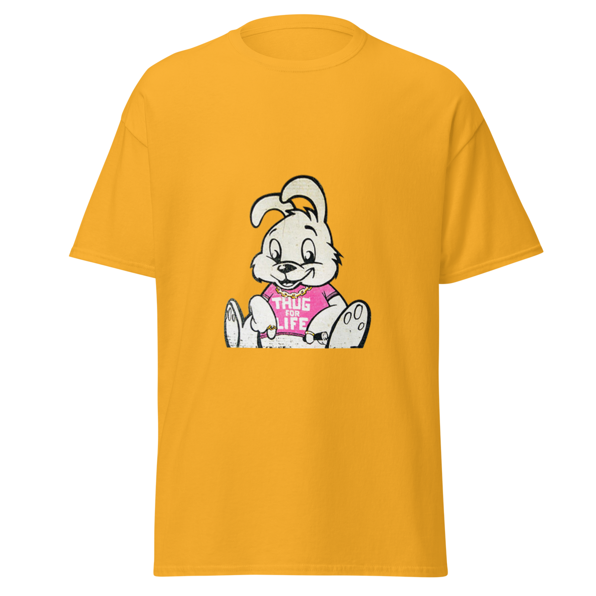 Thug for Life T Shirt - Yellow