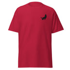 Embroidered Howling Wolf T shirt