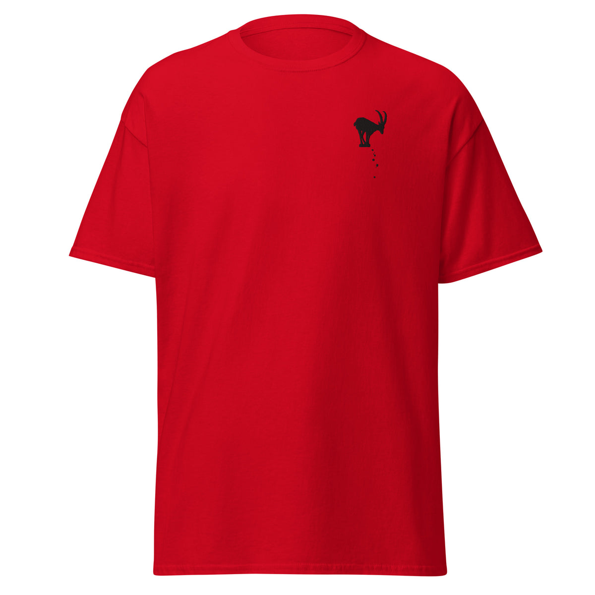 Embroidered Mountain Goat T shirt