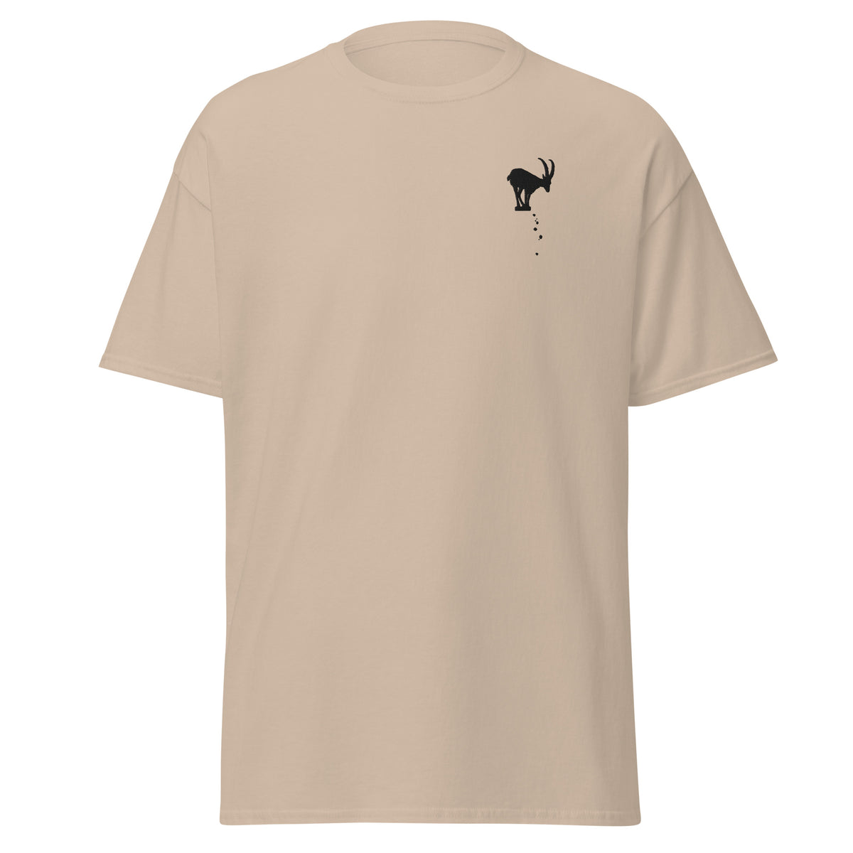 Embroidered Mountain Goat T shirt