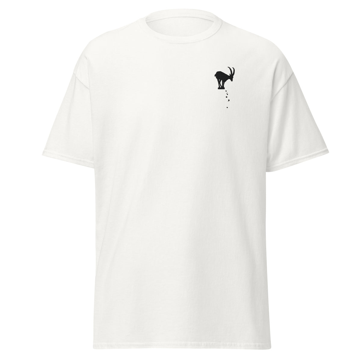 Embroidered Mountain Goat T shirt
