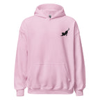 Embroidered  Stretching Cat Hoodie