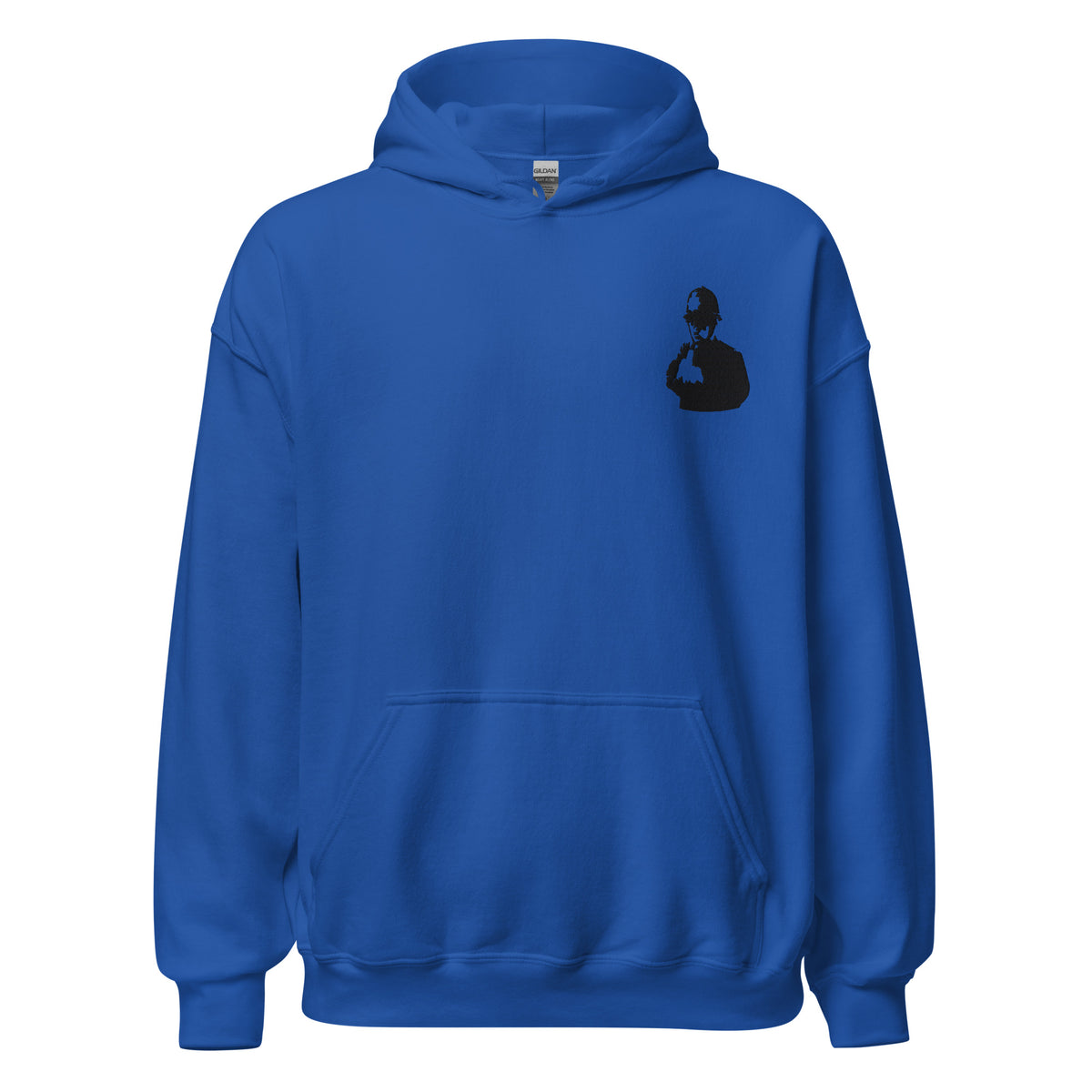 Embroidered Banksy Rude Copper Hoodie