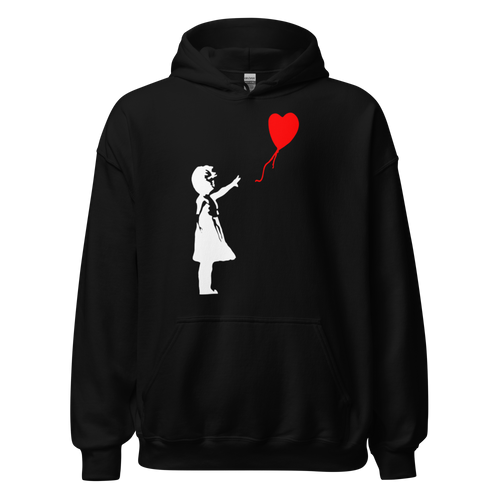 White Balloon Girl Hoodie