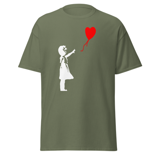 White Balloon Girl T Shirt
