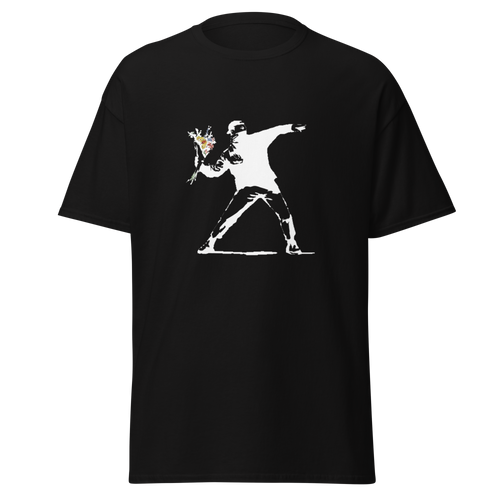 White Flower Thrower T Shirt