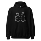White War and Peace Hoodie - Black