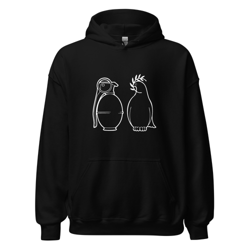 White War and Peace Hoodie