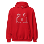 White War and Peace Hoodie - Red