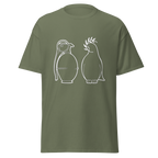 White War and Peace T Shirt - Military Green
