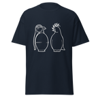 White War and Peace T Shirt - Navy Blue
