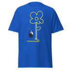 Yellow Lines Flower Painter - Royal Blue